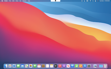 Mac screenshot with a white notch at the top